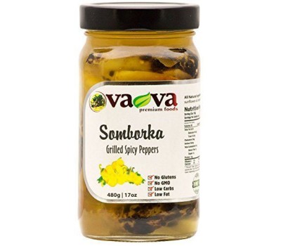 Somborka Grilled Spicy Peppers VaVa 480g / 17oz