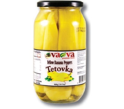 Мариновани чушки Tetovka Banana Peppers VaVa 900г / 31.7oz